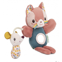Doudou pour bébé Jeanne le Chat