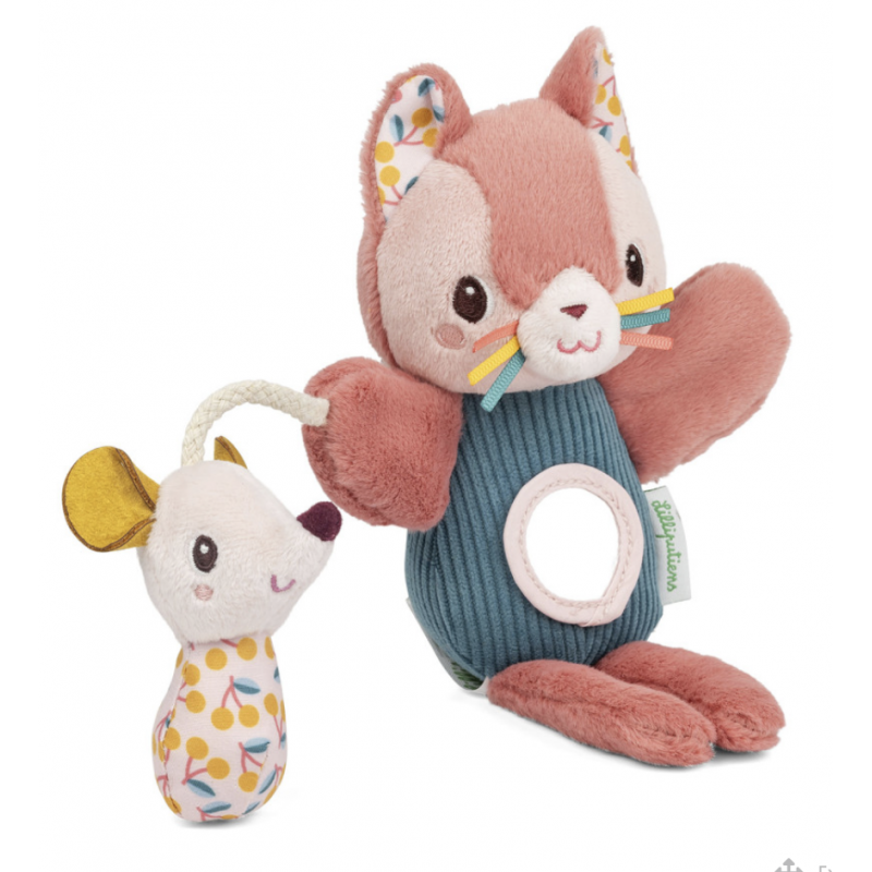 Doudou pour bébé Jeanne le Chat